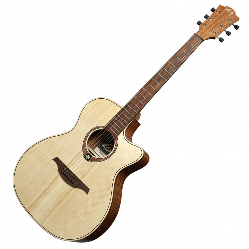 LAG T70ACE Electro-Acoustic Cutaway Auditorium Guitar