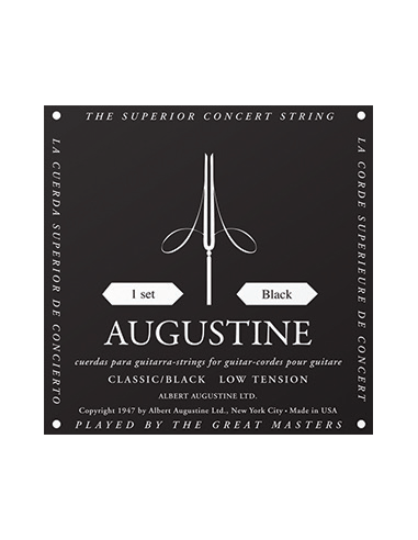 Augustine Black Label Guitar String Set