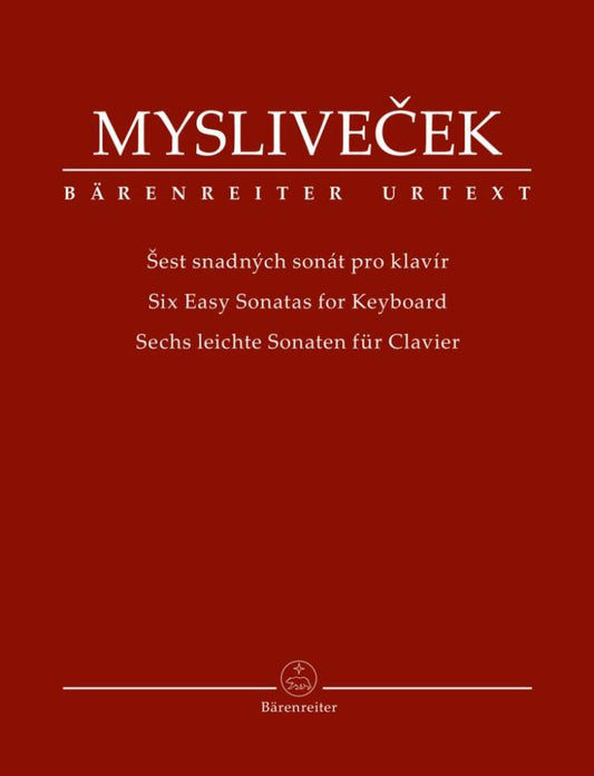 Myslivecek Six Easy Sonatas Keyboard BA