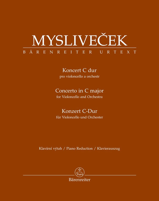 Myslivecek Cello Concerto in C BA11572-90