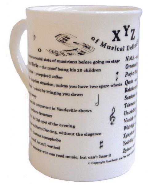 Mug Bone China XYZ Music Definitions MG