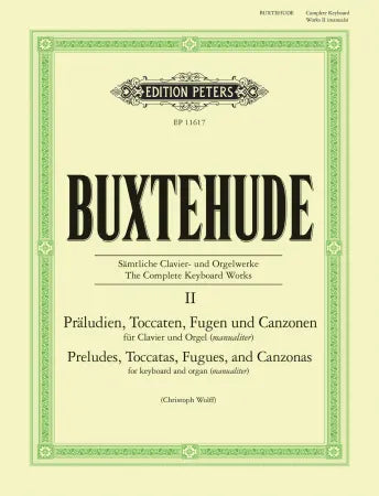 Buxtehude Complete Keyboard Collection Vol 2 Prelude
