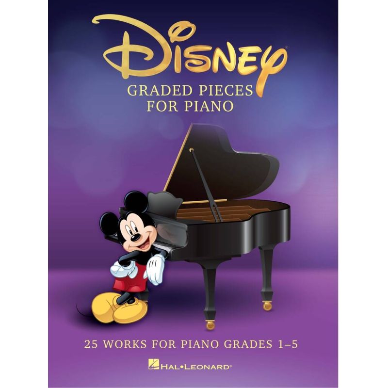 Disney Graded Pieces for Piano Grade1-5 HL
