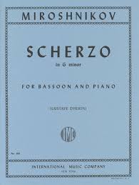 Miroshnikov Scherzo in G min Bsn/Pno