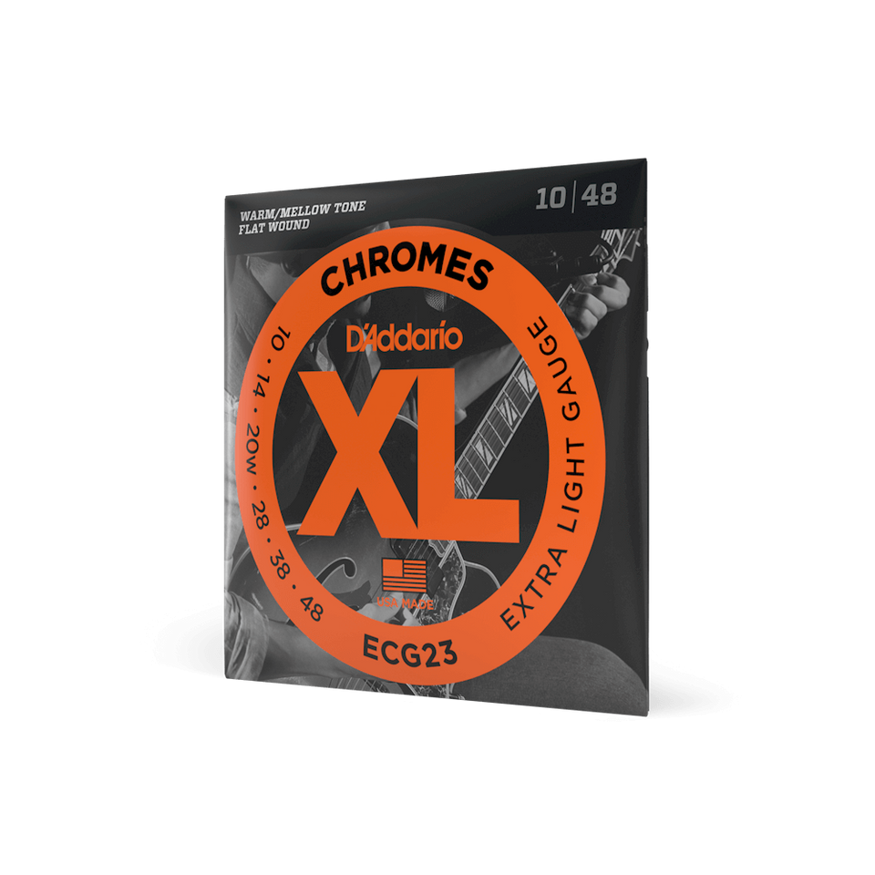 D'Addario ECG23 Chrome XLight 10-48