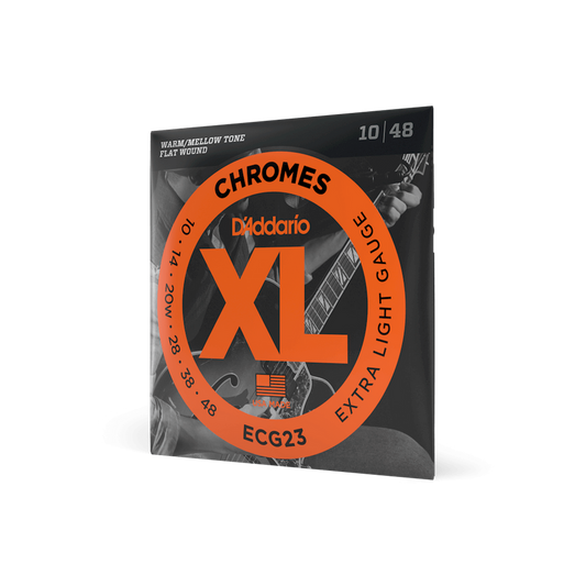 D'Addario ECG23 Chrome XLight 10-48