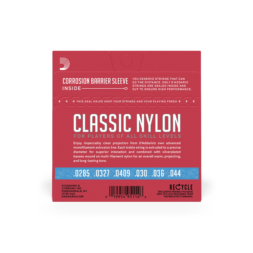 D'Addario Classical Guitar String Set Hard Tension EJ27