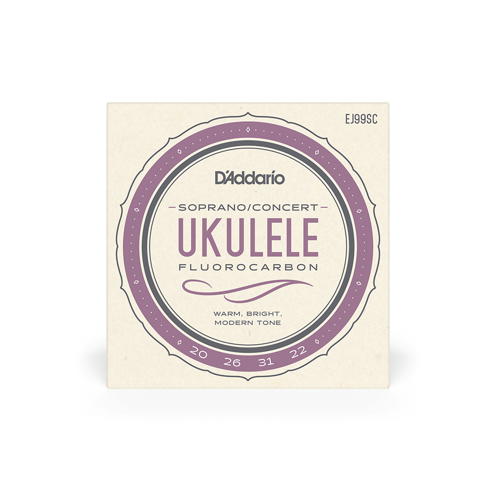 D'Addario Ukulele Flurocarbon Soprano/Concert EJ99SC