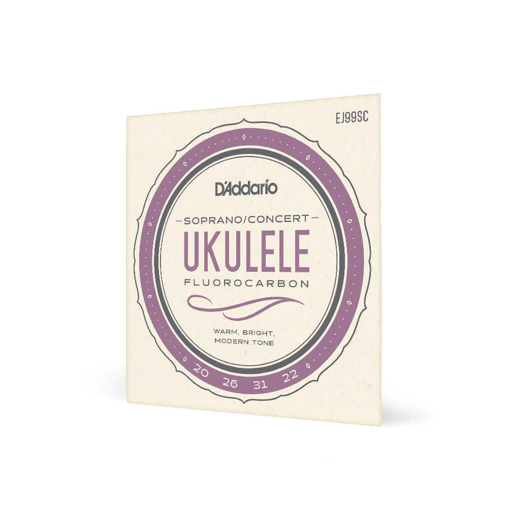 D'Addario Ukulele Flurocarbon Soprano/Concert EJ99SC