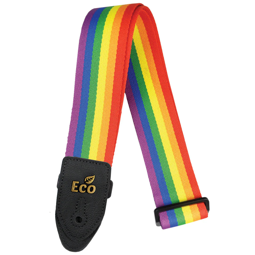 Vegan Strap Guitar Rainbow 2"