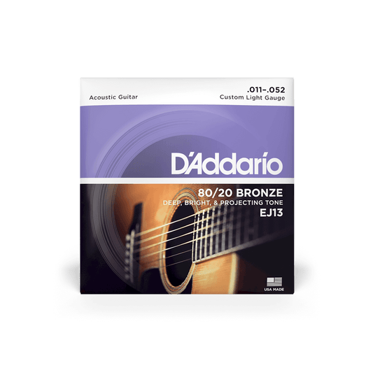 D'Addario EJ13 Acou Gtr 80/20 Bronze Set 11-