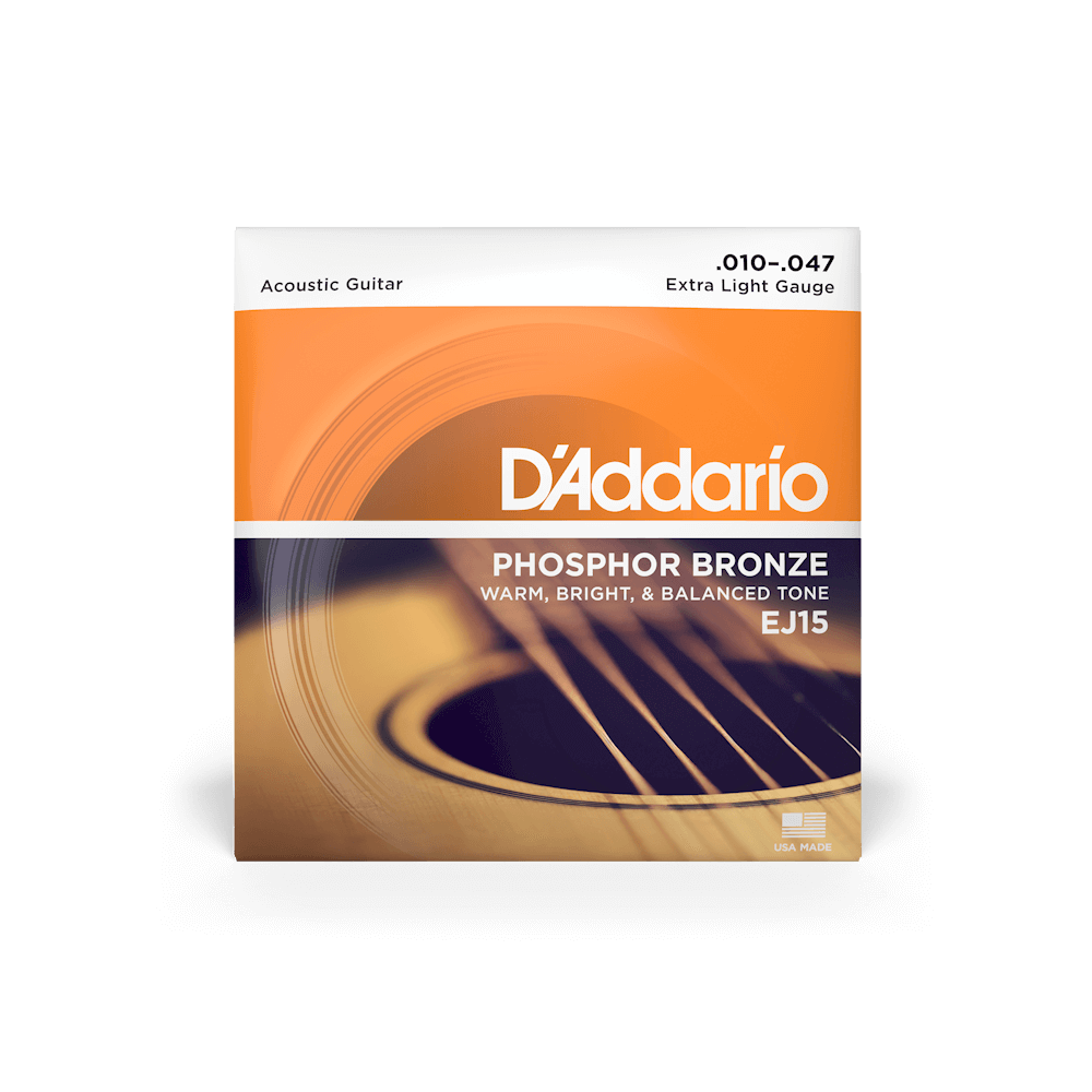 D'Addario EJ15 Acoustic Guitar Xtra Light 10 Phosphor Bronze