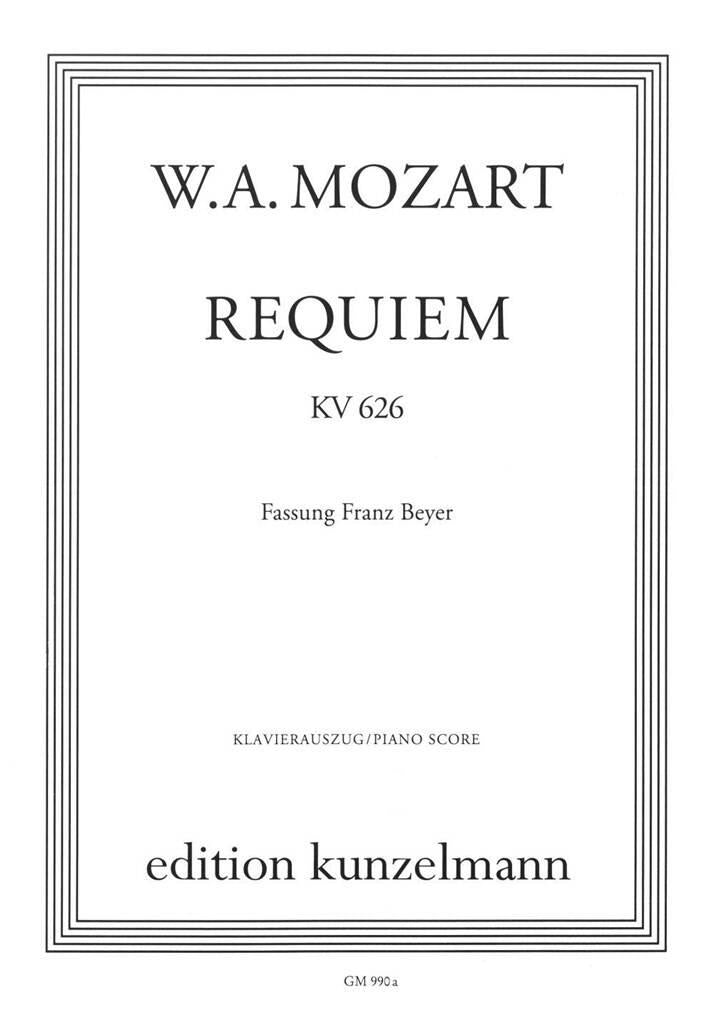 Mozart Requiem KV626V/S EKGM