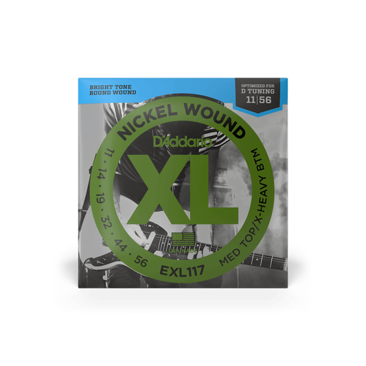 D'Addario EXL117 Med Top/X-Heavy Btm