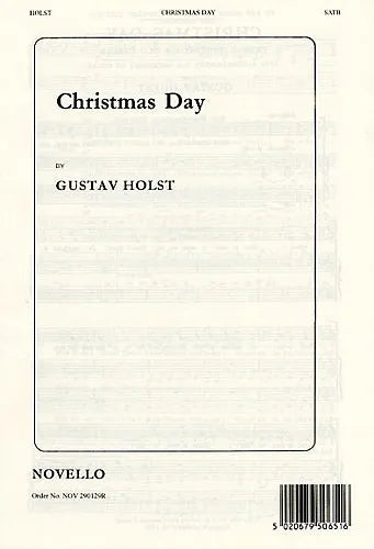 Holst Christmas Day SATB/Org NOV