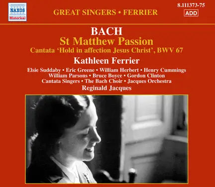 Bach St Matthew Passion CD NAX