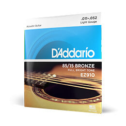 D'Addario EZ910 Bronze Gtr Strings Light 011