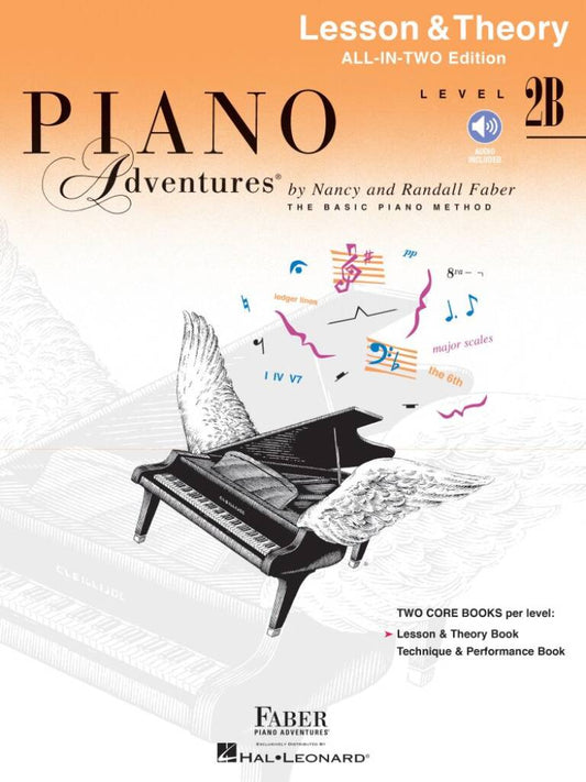 Piano Adventures: All-in-Two Level 2B - Technique & Performance