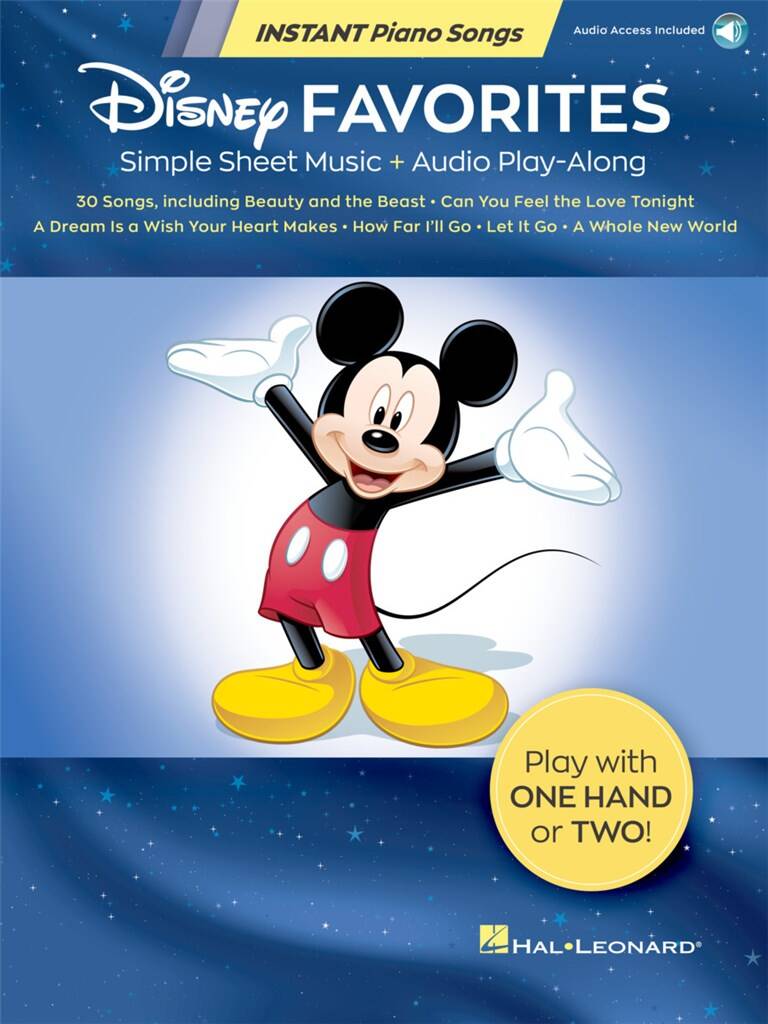 Instant Piano Songs Disney Favourites A