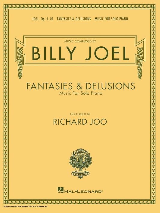 Billy Joel Fantasies and Delusions op 1-10 Piano a
