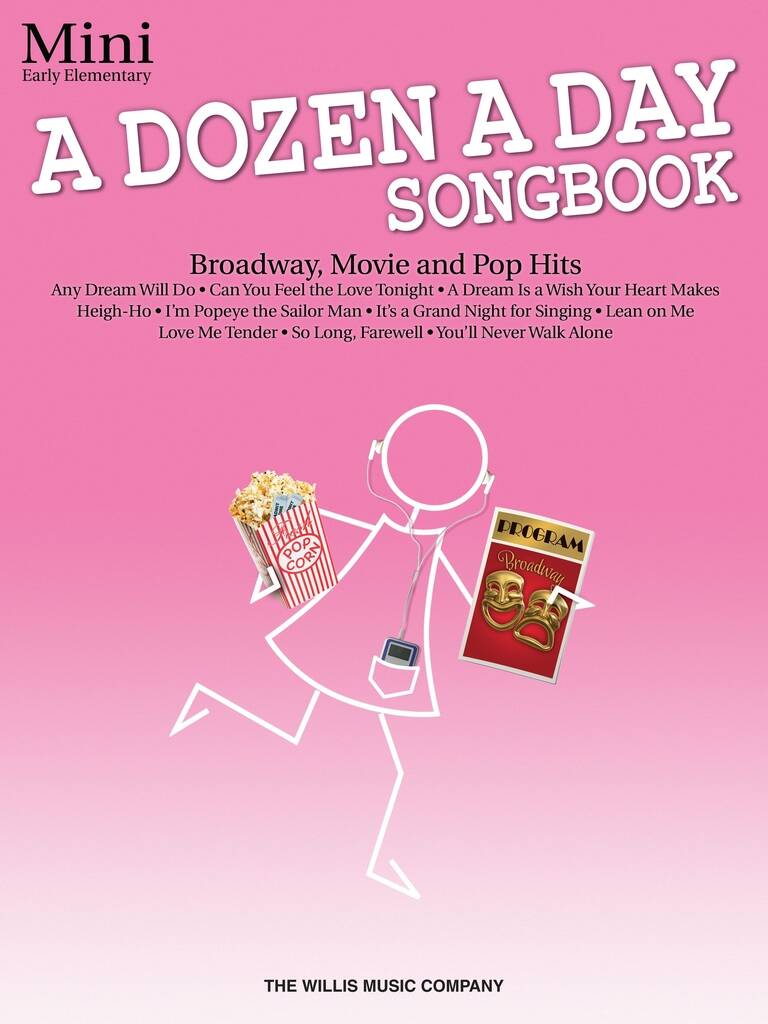 DAD Songbk Broadway/Movie/Pop Mini Pno Pink Book O