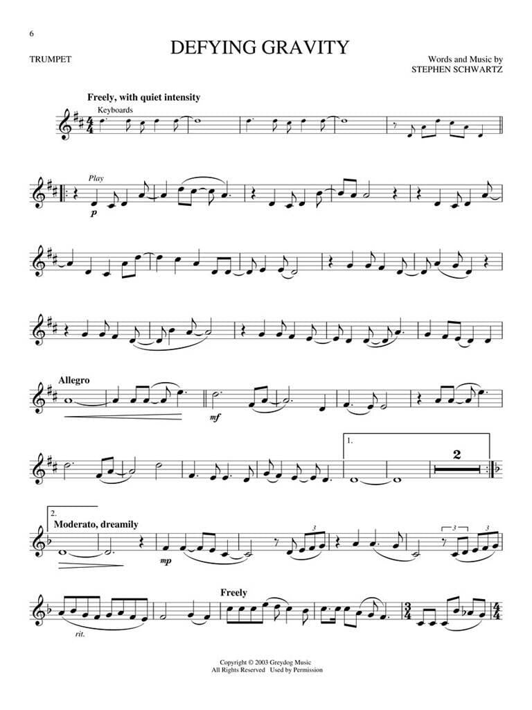 Wicked for Trumpet