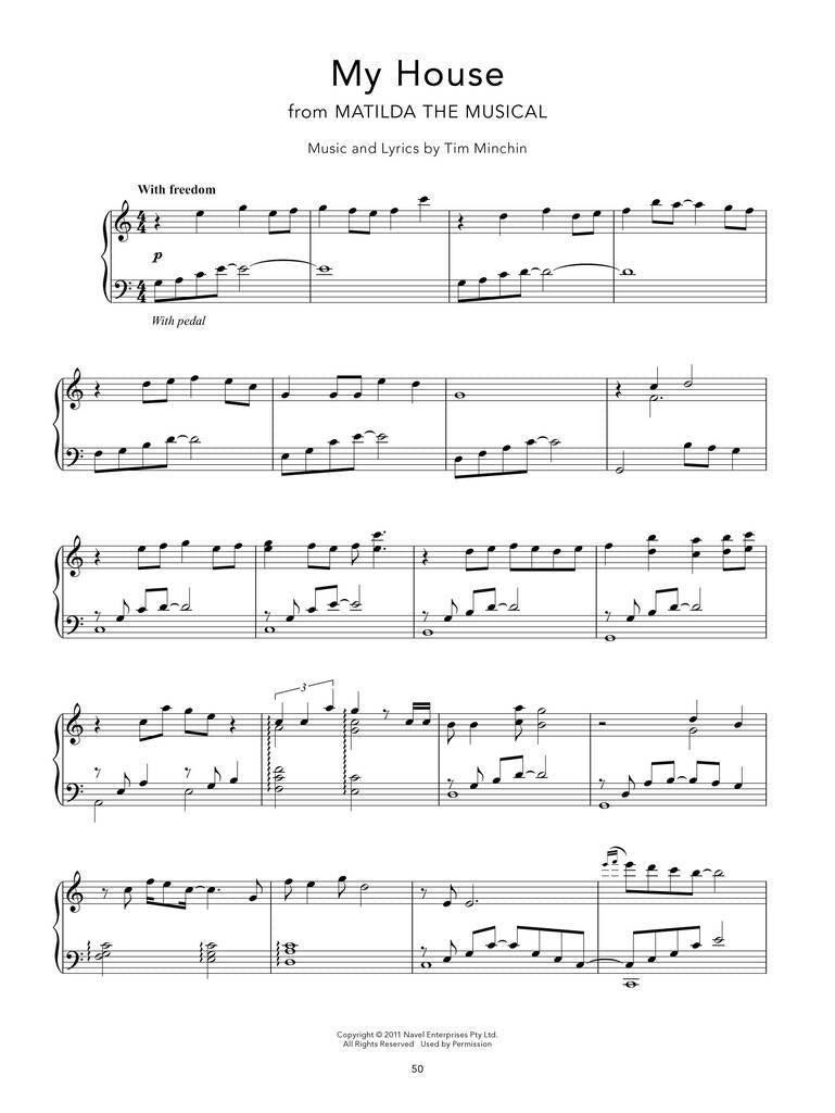 Peaceful Piano Solos Musicals