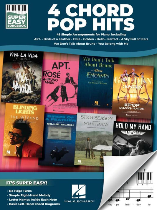 4 Chord Pop Hits - Super Easy Songbook