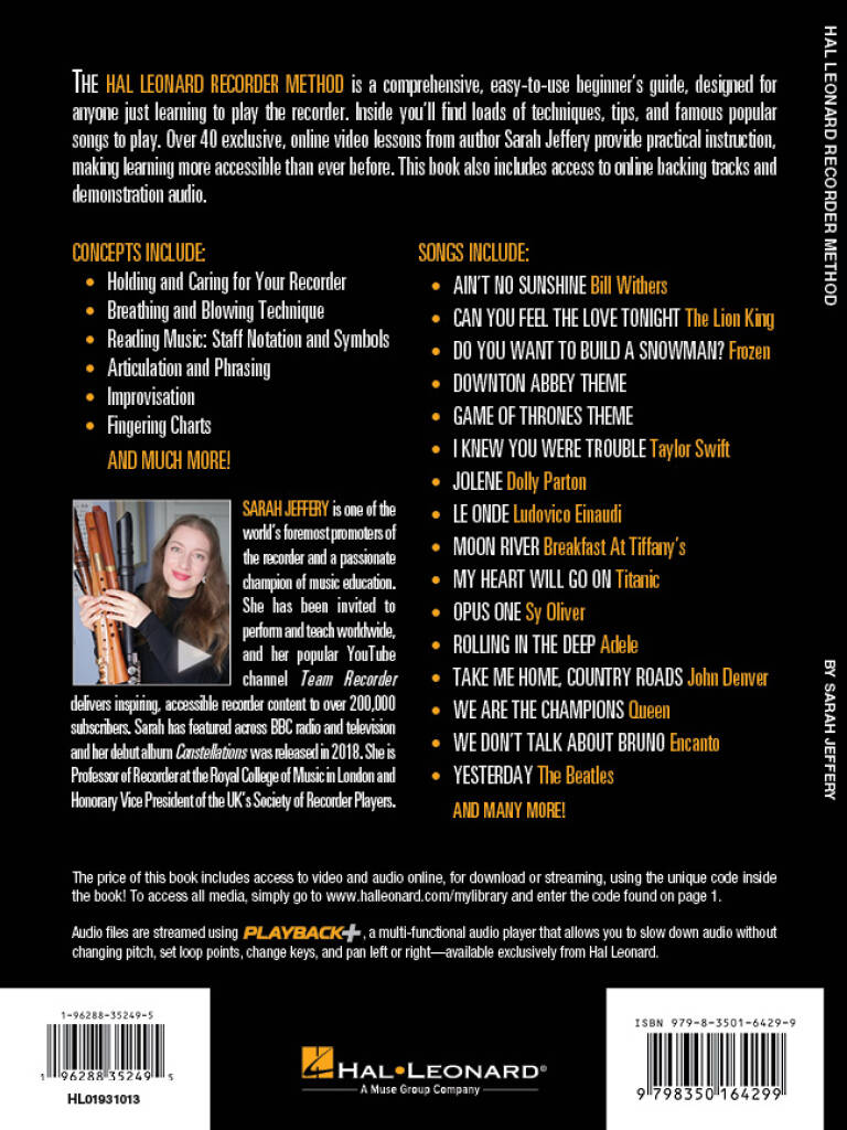 Hal Leonard Recorder Method