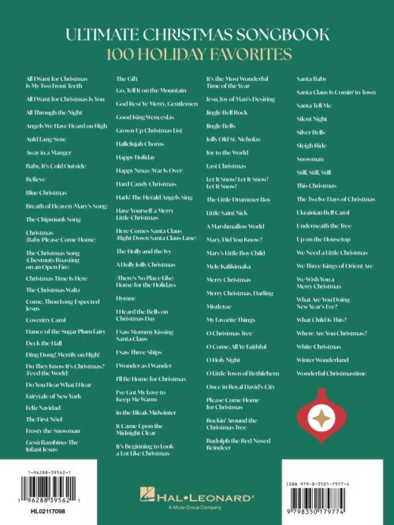 Ultimate Christmas Songbook 100 Holiday Favorites