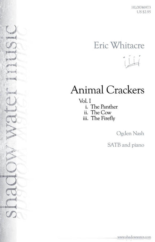 Whitacre Animal Crackers Vol 1 SATB Piano