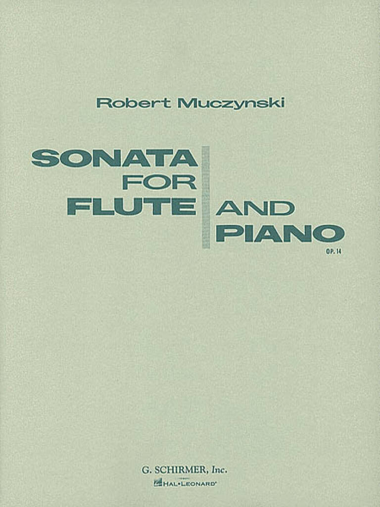 Muczynski Sonata for Flute and Piano Op. 14 GS