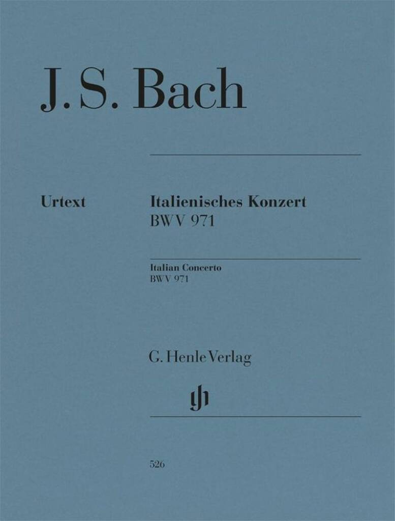 Bach Italian Concerto BWV 971 Henle