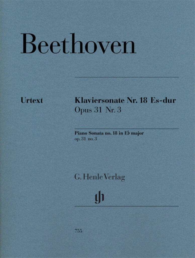 Beethoven Sonata Eb Major Op31/3 Piano HN