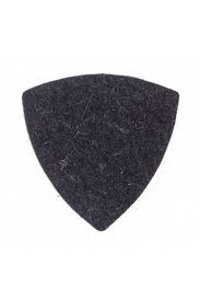 Felt Tones Gypsy Black Wool Plectrum