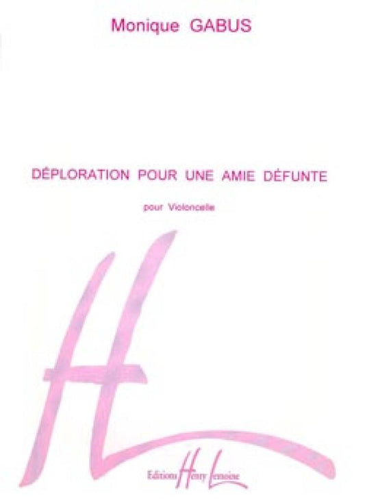 Gabus Deploration Pour Une Amie Defunte Vcl