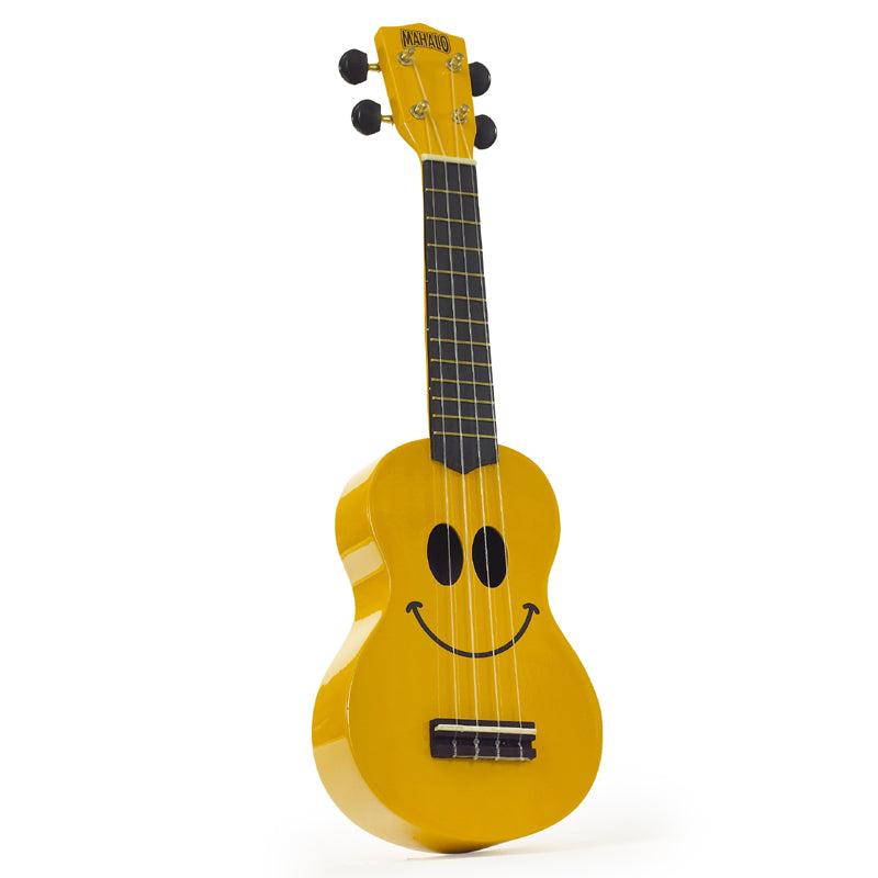 Mahalo Ukulele Smiley Yellow