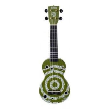 Mahalo Ukulele Soprano Target Army Green