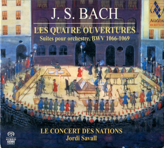 bach The Four Overtures Savall CD