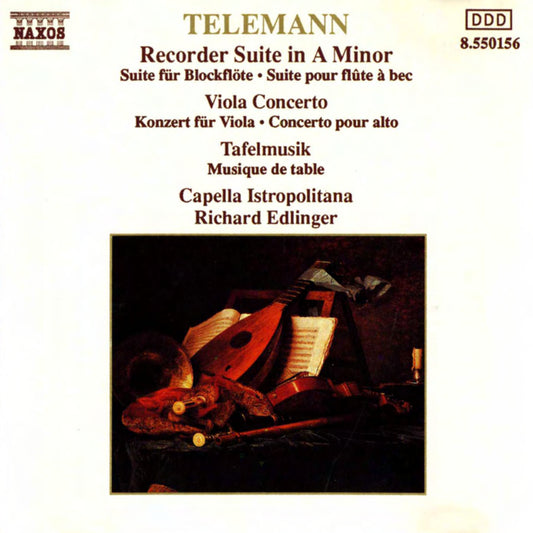 Telemann Recorder Suite A Min/Viola Con
