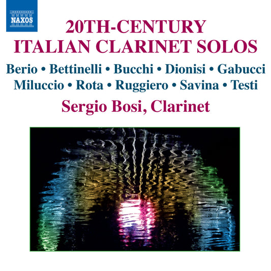 Italian Clarinet Solos Bosi CD NAX