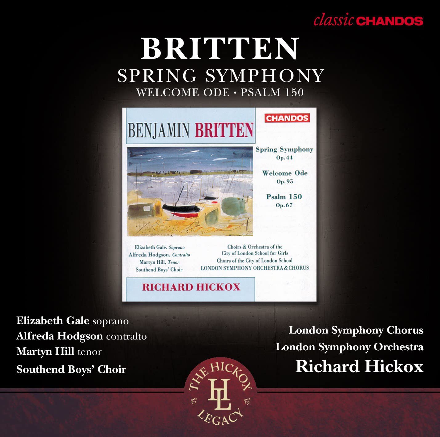 Britten Spring Symphony etc CD Hickox C