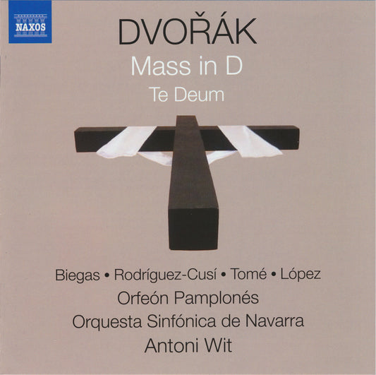 Dvorak Mass in D Te Deum CD NAX Antoni