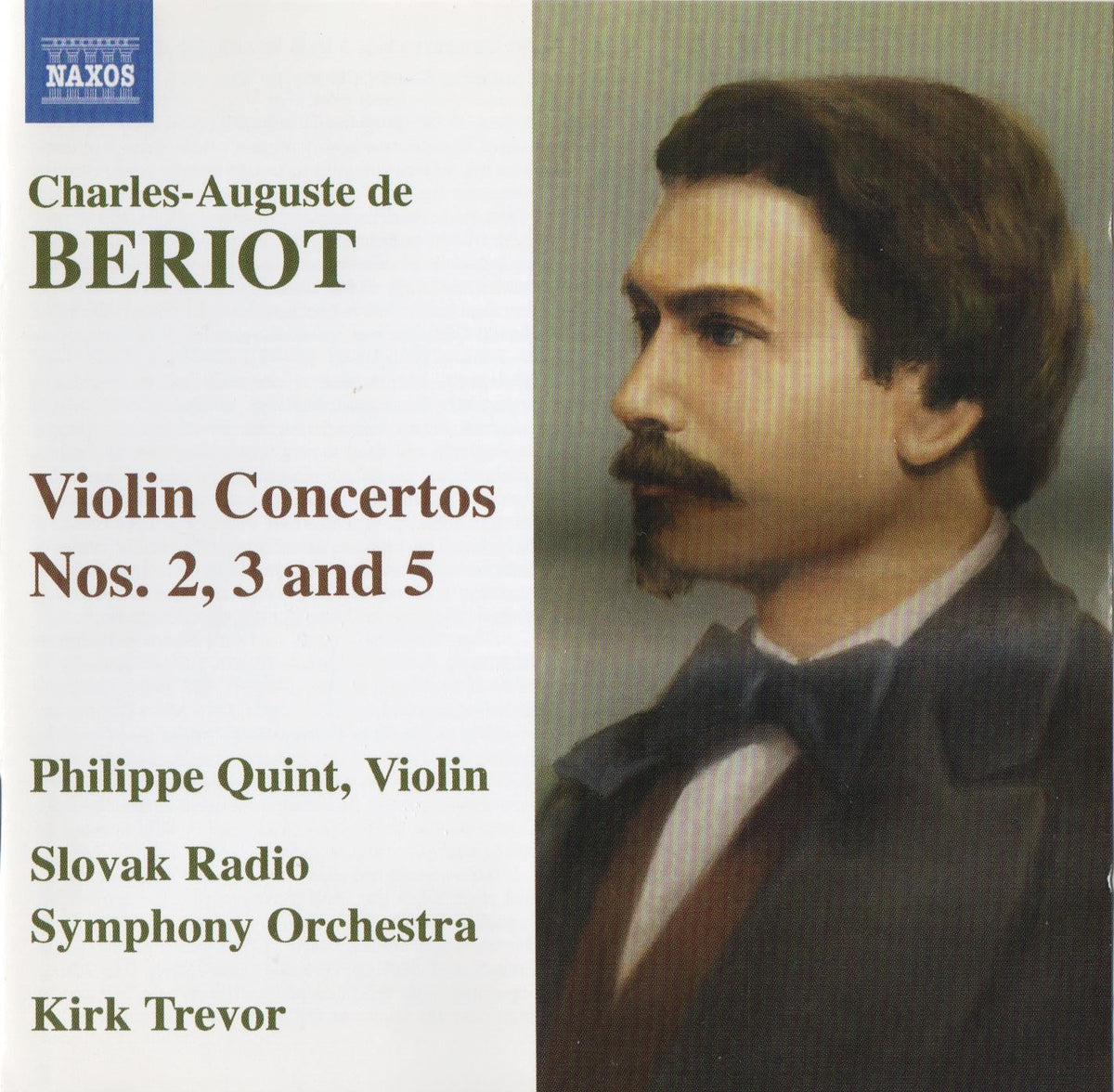 Beriot Violin Concertos Nos 2,3&5 CD NA