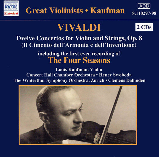 Kaufman CD Vivaldi 4 Seasons etc 1947-1