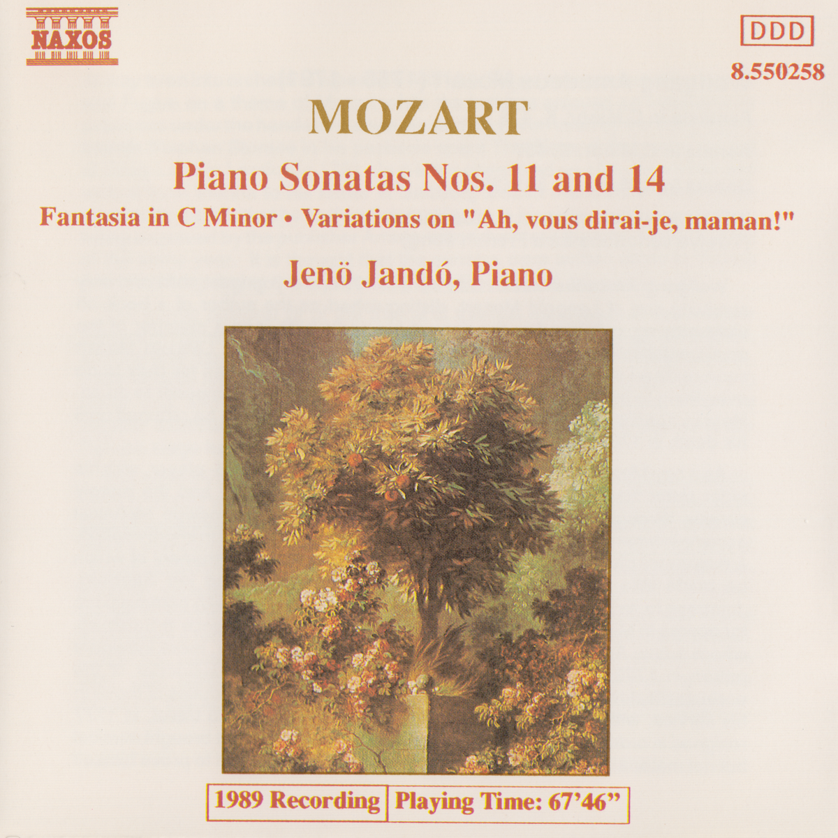 Mozart Pno Sonatas 11 and 14 CD NAX
