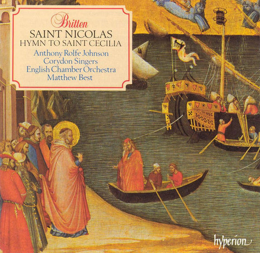 Britten Saint Nicolas etc CD HYP