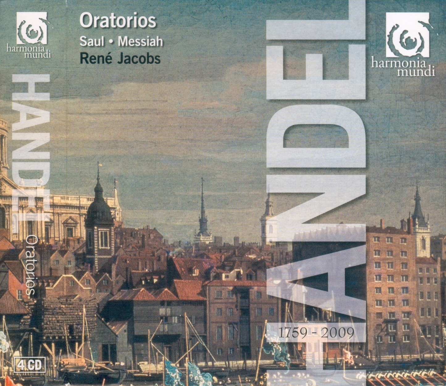 Handel Oratorios 4CD+BK HM
