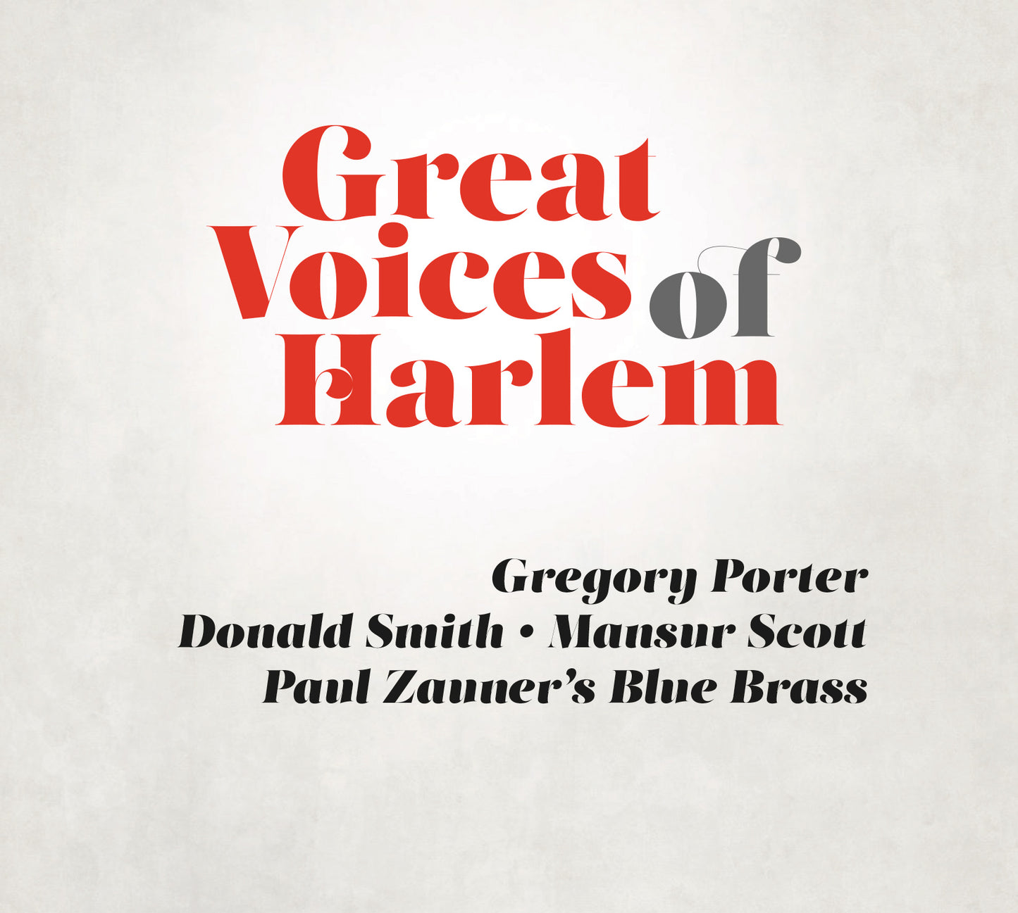 Great Voices of Harlem Porter/Smith/Sco
