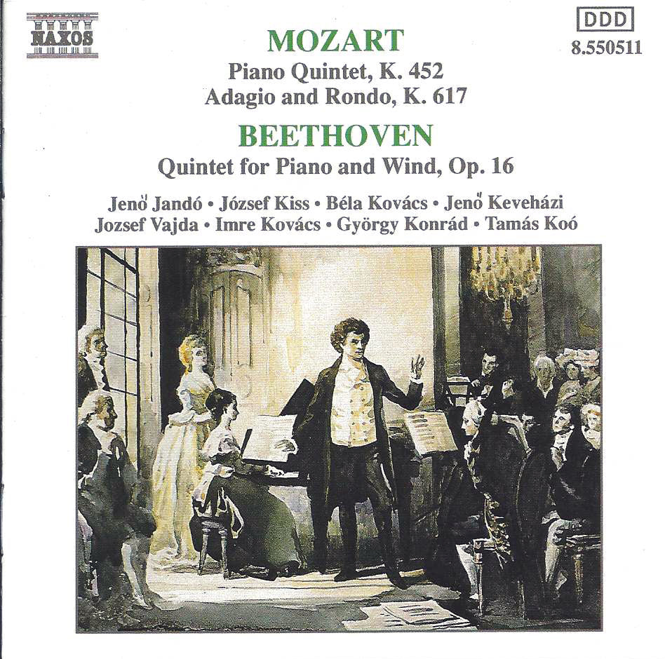 Mozart/Beethoven Pno Quintets CD NAX